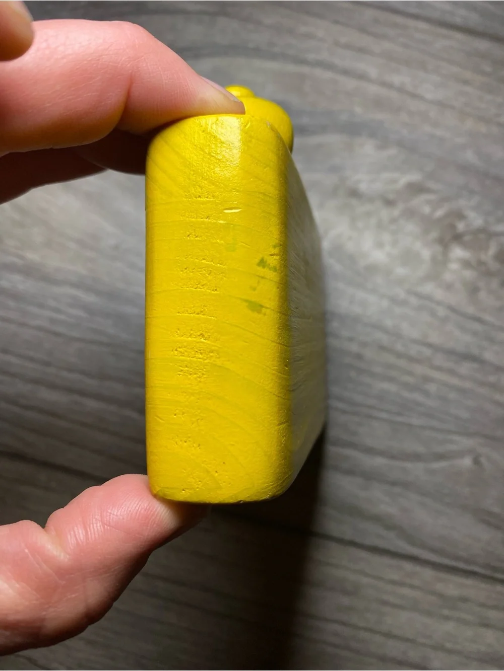 EUC Yellow Wooden Toy Camera - Kids Role Play Camera Waldorf Montessori